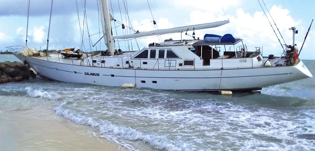 Verschillende boten op het eiland vanwege slecht weer - Faxinfo